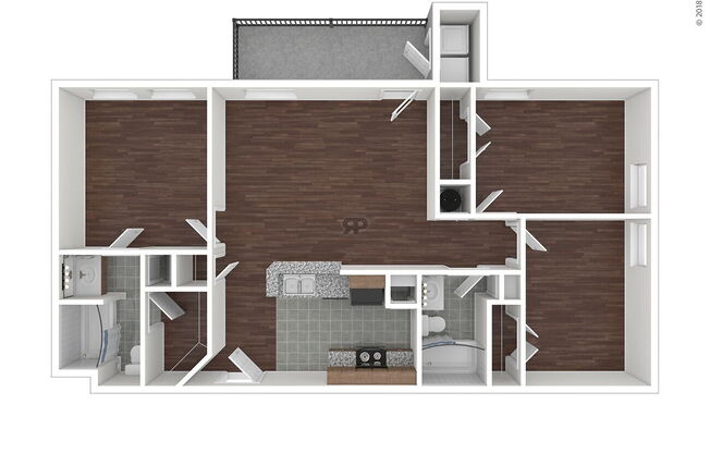 3 beds, 2 baths, 1,193 sqft, $1,834