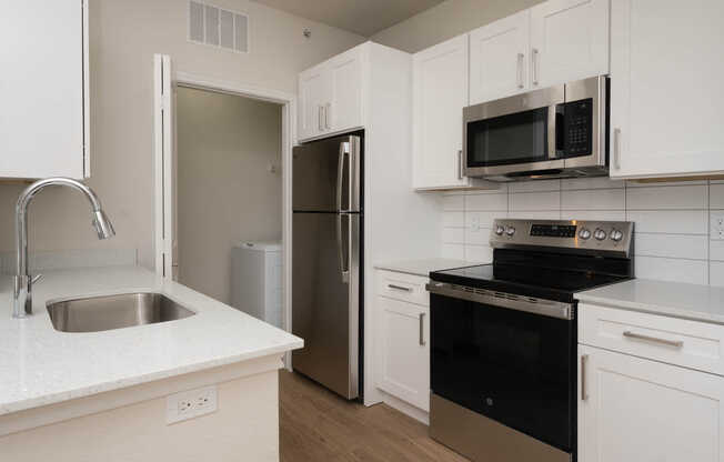 Kitchen with Stainless Steel Appliances