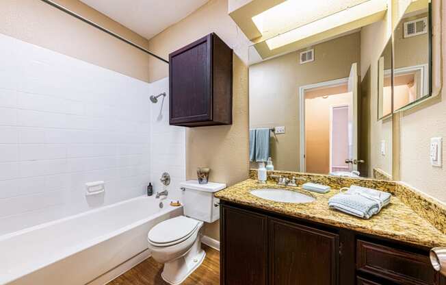 bathroom in austin texas apartments