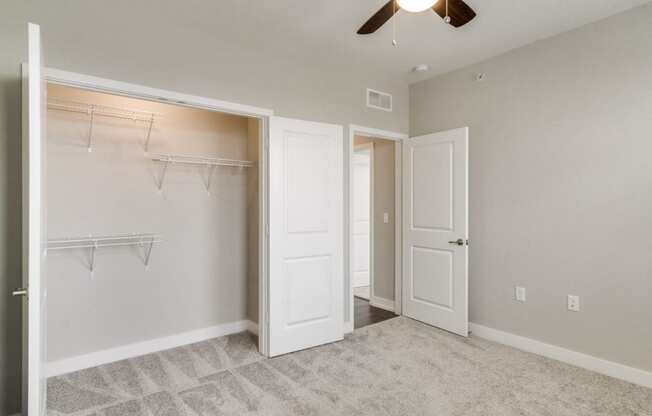 Bedroom Closet Space (Hickory) at Village Place Apartments, Romeoville, 60446