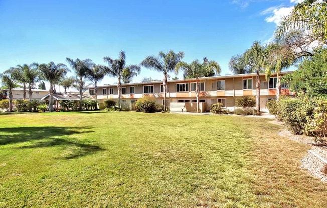 Lush Landscaping And Park-Like Setting at Latham Court, Mountain View, CA