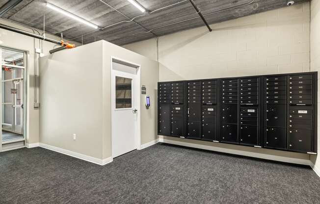 the locker room at the house at The Standard on 32nd, West Fargo, ND