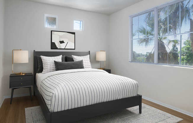 Bedroom with Hard Surface Flooring