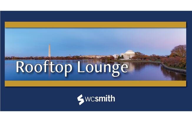 the logo for the roof top lounge of the dc government