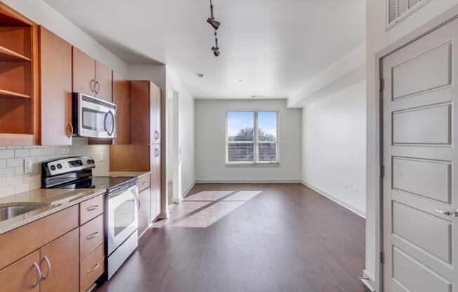 12 South Nashville TN apartments a kitchen and living room in a 555 waverly unit