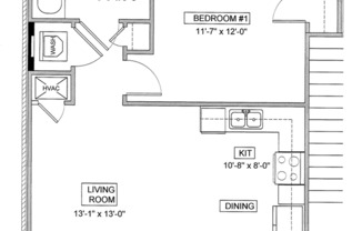 1 bed, 1 bath, 750 sqft, $995, Unit E103