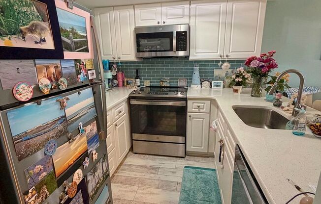 Beautifully Renovated, Fully Furnished Beach Condo just a short walk from the ocean.