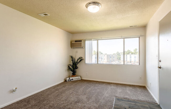 apartment living room in Greeley, CO