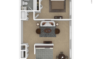 1 bed, 1 bath, 750 sqft, $979