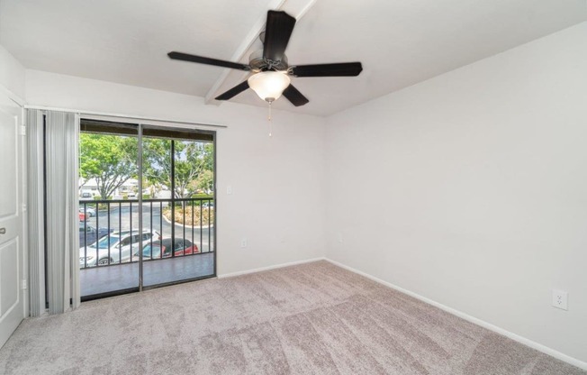 The Park at Murano Apartments in Fort Meyers, Florida Bedroom with Private Patio