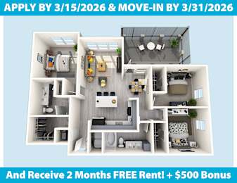 3 beds, 2 baths, 1,372 sqft, $2,600