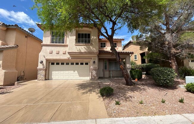 Desirable Summerlin Home 4 Bedrooms 2.5 Bathrooms!