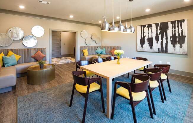 Stunning Modern Design Community Clubhouse with Ample Space and Amenities at Echo at North Pointe Center Apartment Homes, Alpharetta, GA 30009