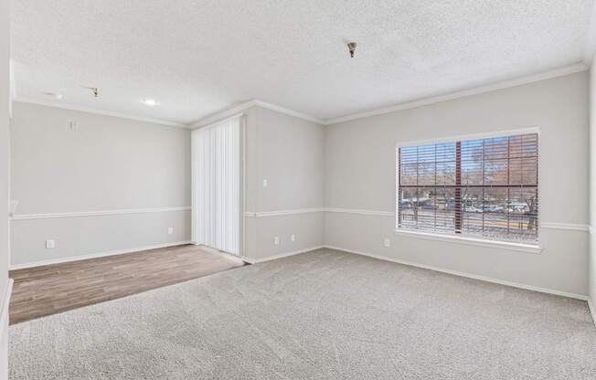 A3 living room at Jefferson Place in Irving, TX