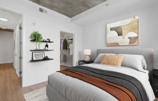 Bedroom with Hard Surface Flooring