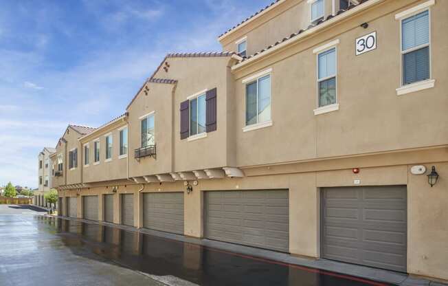 Universally Attached And Detached Garages at Mitchell Place Apartments, California