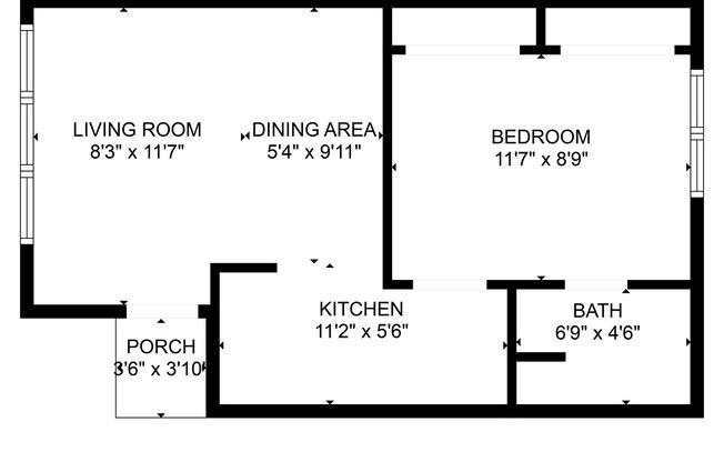 1 bed, 1 bath, 800 sqft, $1,150, Unit M-02