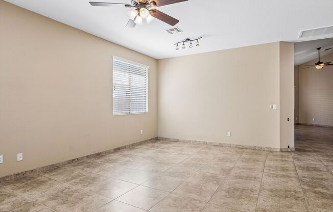 Absolutely beautiful 4 bedroom, 2 bathroom with 2 car garage in Dove Valley Ranch available for move in NOW!!  Backyard is a peaceful Oasis with Faux grass for easy care!!!  Close to TSMC!!!