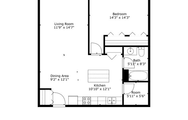 1 bed, 1 bath, 750 sqft, $999, Unit 1684 - 204