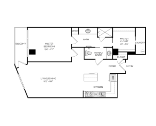 1 bed, 1 bath, 992 sqft, $2,010