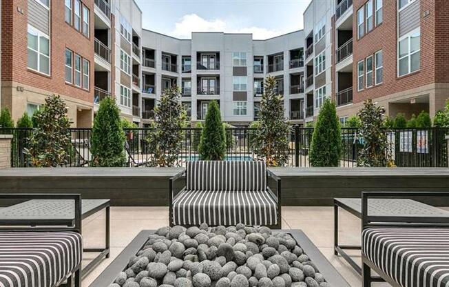 Rooftop Terrace Seating at Paxton Cool Springs, Franklin, TN, 37067