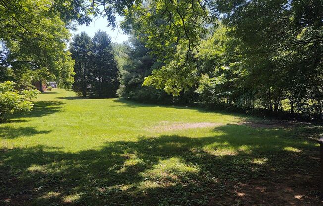 3 bedroom 1.5 bath house available!   Large yard!