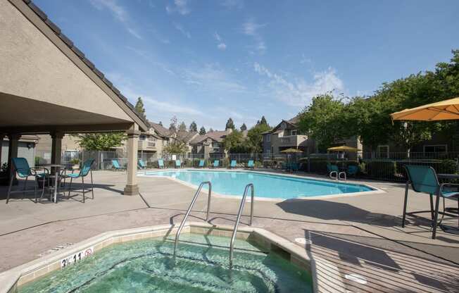 Canterbury Downs swimming pool and spa, Roseville, CA, 95678