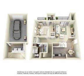1 bed, 1 bath, 908 sqft, $2,255