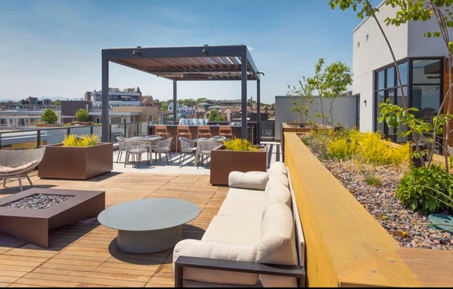 Rooftop overlooking all that LoHi has to offer