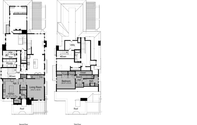 1 bed, 1.5 baths, 1,232 sqft, $2,218, Unit 3