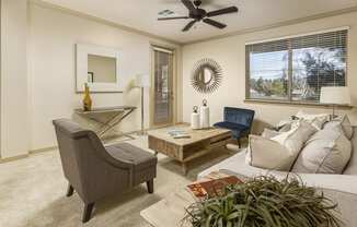 Living Area at 55+ FountainGlen  Jacaranda, California