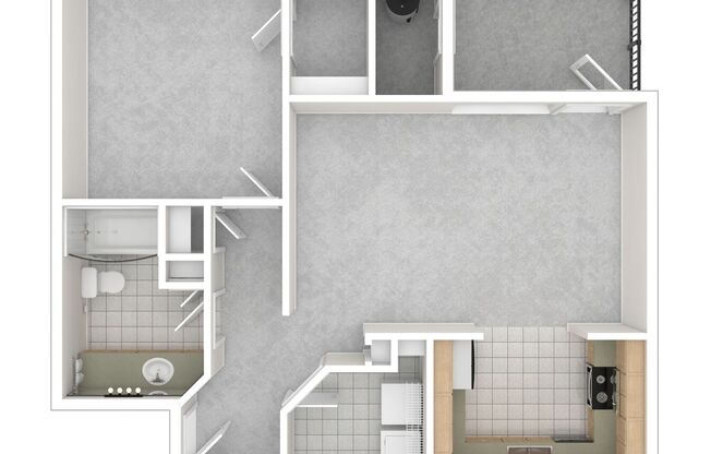 1 bed, 1 bath, 729 sqft, $1,065