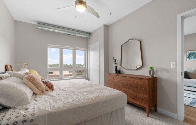 Bedroom with Abundant Natural Light