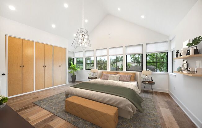 Stunning Heights Home on Rare Double Lot for Lease Move-in Ready