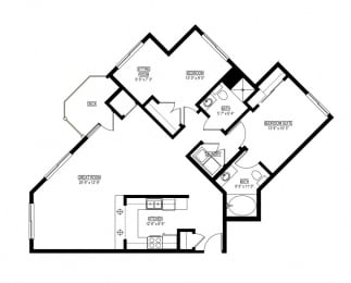 2 beds, 2 baths, 1,125 sqft, $2,050