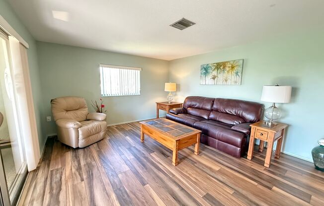 2 Bedroom/2 Bathroom Available Now! 55+ Annual Furnished or Unfurnished
