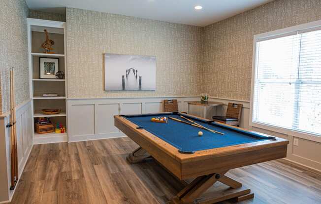 Billiards Table at Stephens Pointe Apartments in Wilmington, NC