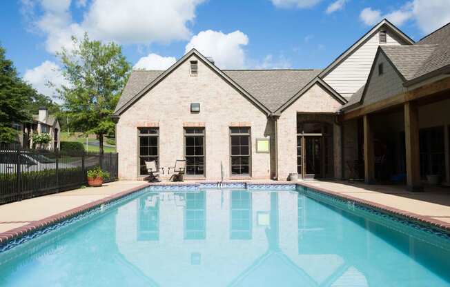 swimming pool at Village at Caldwell Mill Apartments in Birmingham, Alabama