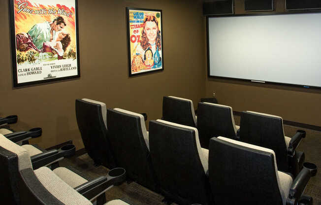 Media Room with Projector