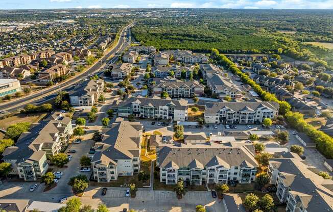 A bird's eye view at Bridge at Southpark Meadows, Austin, Texas