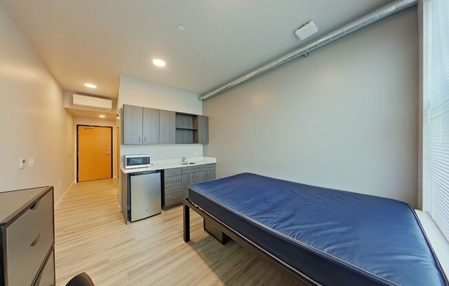 Studio, 1 bath, 261 sqft, $875, Unit 307