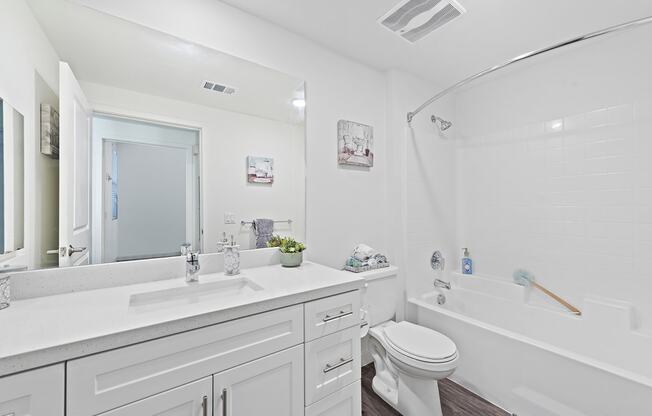 Luxurious Bathroom at LEVANTE APARTMENT HOMES, Fontana, CA
