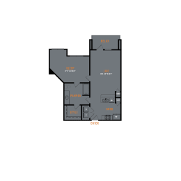 1 bed, 1 bath, 847 sqft, $1,940