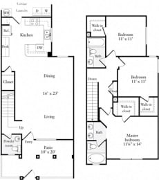 3 beds, 2.5 baths, 1,329 sqft, $4,055