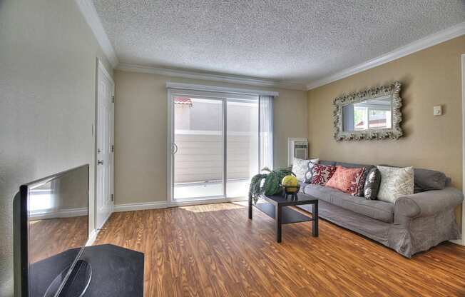 Spacious Living Room With Balcony at Casa Alberta Apartments, Sunnyvale, 94087