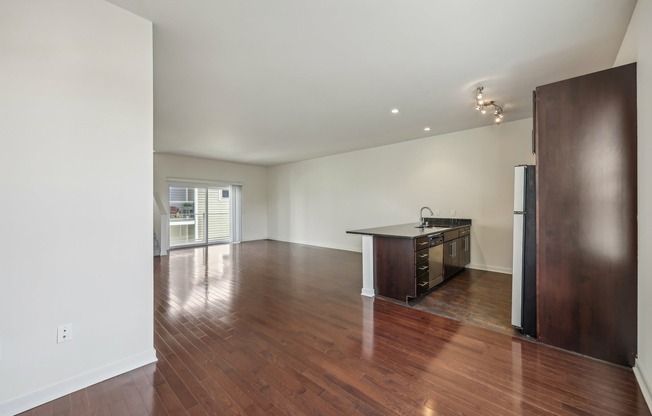 Kitchen + Living Area