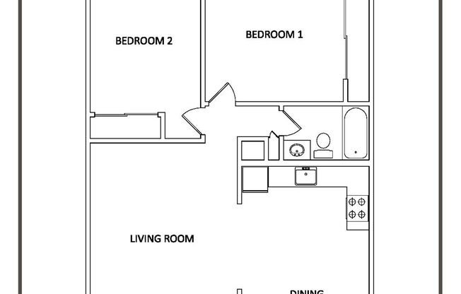 2 beds, 1 bath, 940 sqft, $1,695