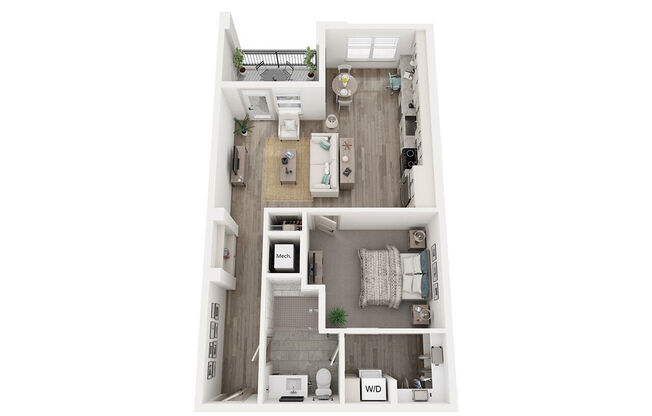 1 bed, 1 bath, 820 sqft, $2,359