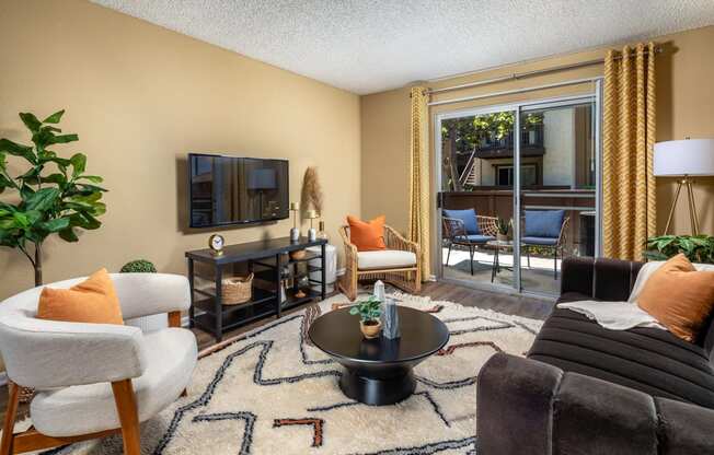 Living Room at Bella Terra, Vista, CA, 92081