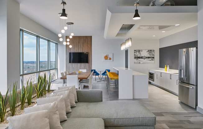 Observation Deck With Panoramic Views of Washington DC at The Oxford Apartments, Oxon Hill, MD